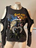 Leeandme trui met kralen maat s, Ophalen of Verzenden, Zo goed als nieuw, Maat 36 (S), Zwart