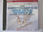 Mozart - Concert Klarinet Brymer + fluit harp Monteux Ellis, Cd's en Dvd's, Cd's | Klassiek, Kamermuziek, Ophalen of Verzenden