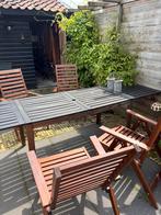 4 prachtige en degelijke tuinstoelen met verstelbare rug!, Ophalen, Zo goed als nieuw