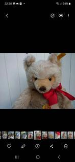 Steiffbeer van mohair 35 cm., Verzamelen, Beren en Cherished Teddies, Steiff, Ophalen of Verzenden, Zo goed als nieuw