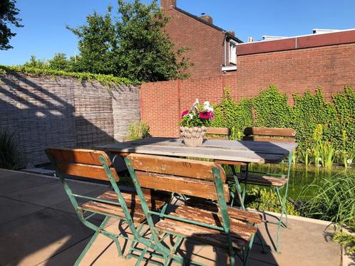 Oud tuinsetje ; 6 stoelen met 1 tafel., Tuin en Terras, Tuinsets en Loungesets, Gebruikt, Tuinset, Overige materialen, 2 zitplaatsen