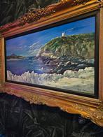 Prachtig schilderij met Italiaanse kust, inclusief lijst, Ophalen