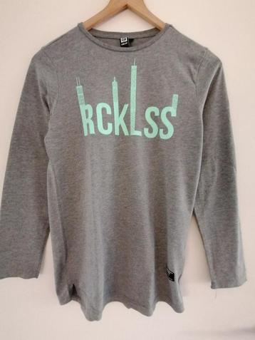 Grijze Coolcat longsleeve, maat 170-176 beschikbaar voor biedingen