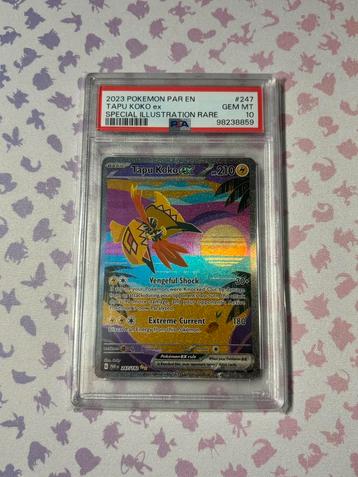 PSA 10 TAPU KOKO GX ALT ART 247 PARADOX RIFT beschikbaar voor biedingen