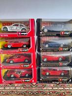 8 BURAGO MODEL AUTOS  1.24 IN DOOS, Ophalen of Verzenden, Zo goed als nieuw, Auto, Bburago