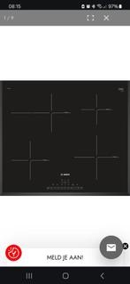 Inductie kookplaat bosch 60 cm, Witgoed en Apparatuur, Kookplaten, Ophalen, 4 kookzones, Zo goed als nieuw, Inbouw