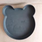 Liewood siliconen bord donker grijs beer - nieuw -, Overige materialen, Nieuw, Ophalen of Verzenden, Bord(en)