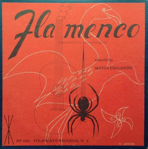 Ruil of koop Mario Escudero Flamenco (10 Inch Folkways 1955), Cd's en Dvd's, Vinyl | Latin en Salsa, Gebruikt, 10 inch, Ophalen of Verzenden