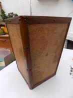 Prullenbak met landkaart vintage retro brocante countrystyle, Ophalen of Verzenden, Gebruikt
