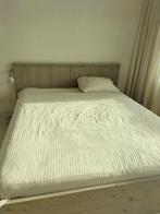 Bed, steigerhout, 160 breed, Huis en Inrichting, Ophalen, Tweepersoons, Zo goed als nieuw, 200 cm