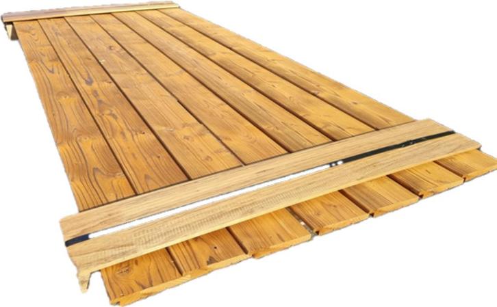 1.93 m2 Zweeds rabat - plato verduurzaamd - nr: tp44, Tuin en Terras, Palen, Balken en Planken, Nieuw, Planken, Ophalen