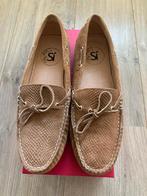 Bruin suède schoenen/instappers/loafers - Sí, Bruin, Instappers, Ophalen of Verzenden, Gedragen