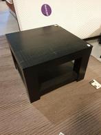 Salontafel , bijzettafel zwart hout  60x60x40 cm, Ophalen, Nieuw, Hout, Minder dan 55 cm
