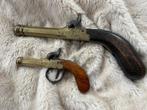 2 percussie pistolen van voor 1850 onklaar, Ophalen of Verzenden