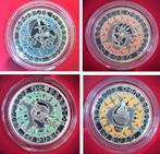 Oostenrijk: set 4 x 10 euro Engel-Himmlische Boten proof, Postzegels en Munten, Munten | Europa | Euromunten, Setje, 10 euro, Oostenrijk