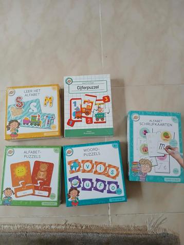 Leuke leerzame puzzels etc. voor alfabet & cijfers beschikbaar voor biedingen