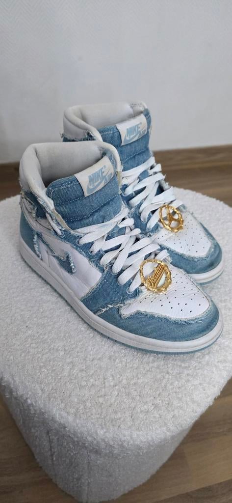 Jordan 1 high og denim, Nike Air Jordan, Overige kleuren, Ophalen of Verzenden, Sneakers of Gympen