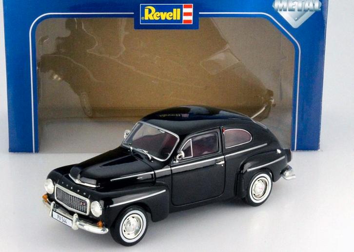 Volvo. PV544. Kattenrug zwart 1:18. Revell splinternieuw., Hobby en Vrije tijd, Modelauto's | 1:18, Nieuw, Auto, Revell, Ophalen of Verzenden