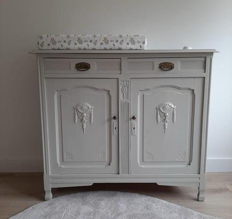 Vintage commode kinderkamer. Firma zoethout, Kinderen en Baby's, Kinderkamer | Commodes en Kasten, Zo goed als nieuw, 90 tot 105 cm