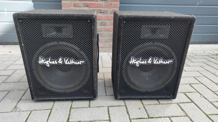 2x Hughes & Kettner CO122 speakers., Audio, Tv en Foto, Luidsprekers, Gebruikt, Front, Rear of Stereo speakers, 120 watt of meer