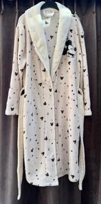 Badjas Mickey crème met zwart/bruine accenten maat S, Ophalen of Verzenden, Zo goed als nieuw, Jongen of Meisje