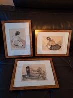 Drie Aziatische kunstwerken, Ophalen of Verzenden