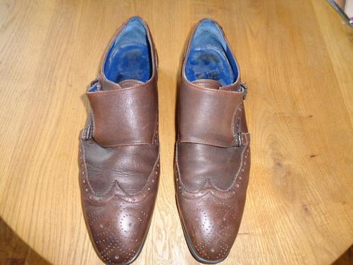 GREVE leren gespschoenen:mt 43.5, Kleding | Heren, Schoenen, Gedragen, Gespschoenen, Bruin, Ophalen of Verzenden