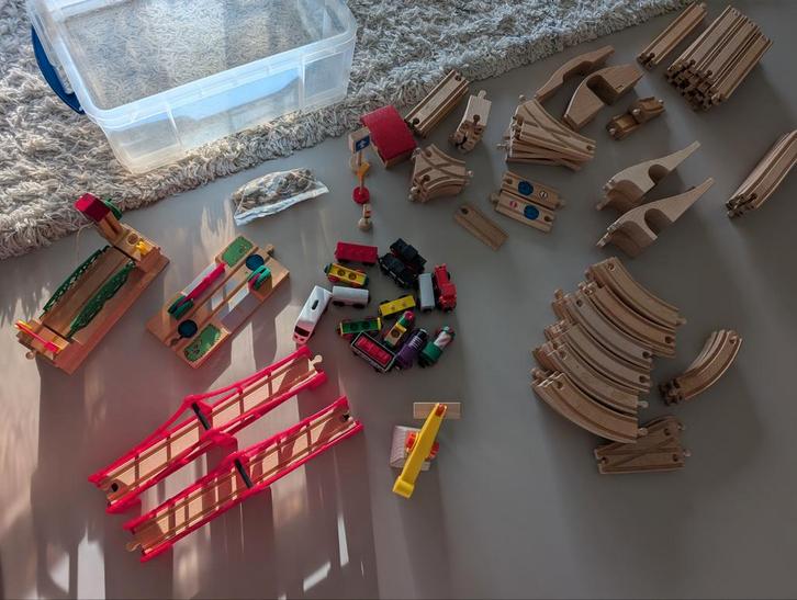 Brio Trein Set - Houten Speelgoed, Kinderen en Baby's, Speelgoed | Thomas de Trein, Gebruikt, Ophalen