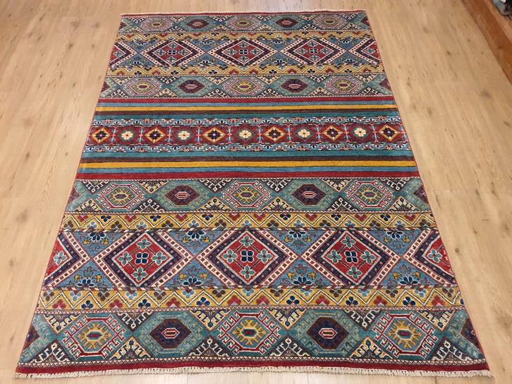 Handgeknoopt oosters tapijt kazak 206x152, Huis en Inrichting, Stoffering | Tapijten en Kleden, Nieuw, 100 tot 150 cm, 200 cm of meer