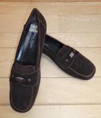 Paul Green loafers dames maat 40 donkerbruin oranje stiksel, Bruin, Verzenden, Instappers, Zo goed als nieuw