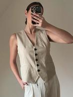 Linnen gilet van Zara my S, nieuw, Wit, Nieuw, Ophalen of Verzenden, Maat 36 (S)
