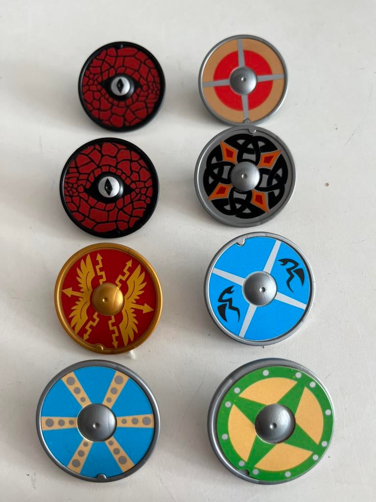 Playmobil onderdelen schild 8 stuks, Kinderen en Baby's, Speelgoed | Playmobil, Ophalen of Verzenden, Gebruikt, Los playmobil