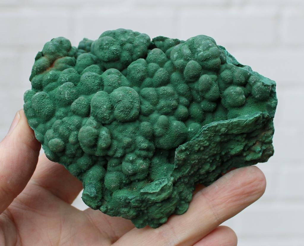 botryoidale MALACHIET uit LUBUMBASHI in CONGO, Ophalen of Verzenden, Mineraal