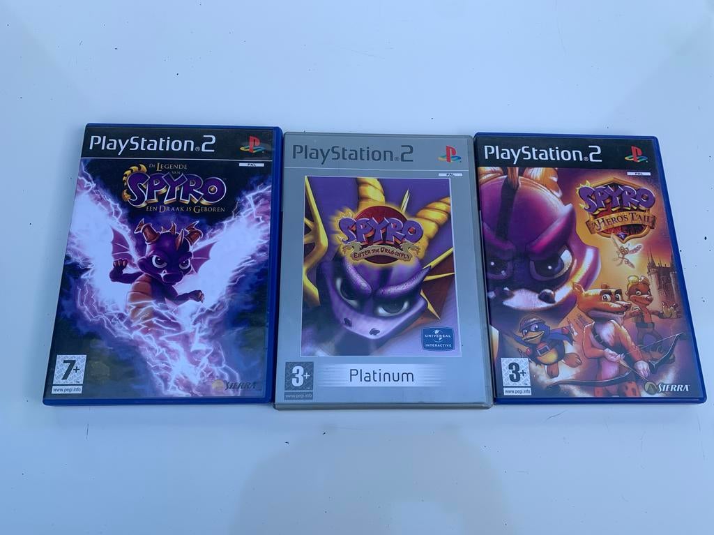 Spyro PlayStation 2 games (3 stuks), Spelcomputers en Games, Games | Sony PlayStation 2, Gebruikt, 1 speler, Ophalen of Verzenden