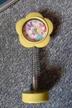 Klokje in bloemvorm (staand op veer) hoogte 32cm, Ophalen of Verzenden, Zo goed als nieuw, Digitaal, Staande klok