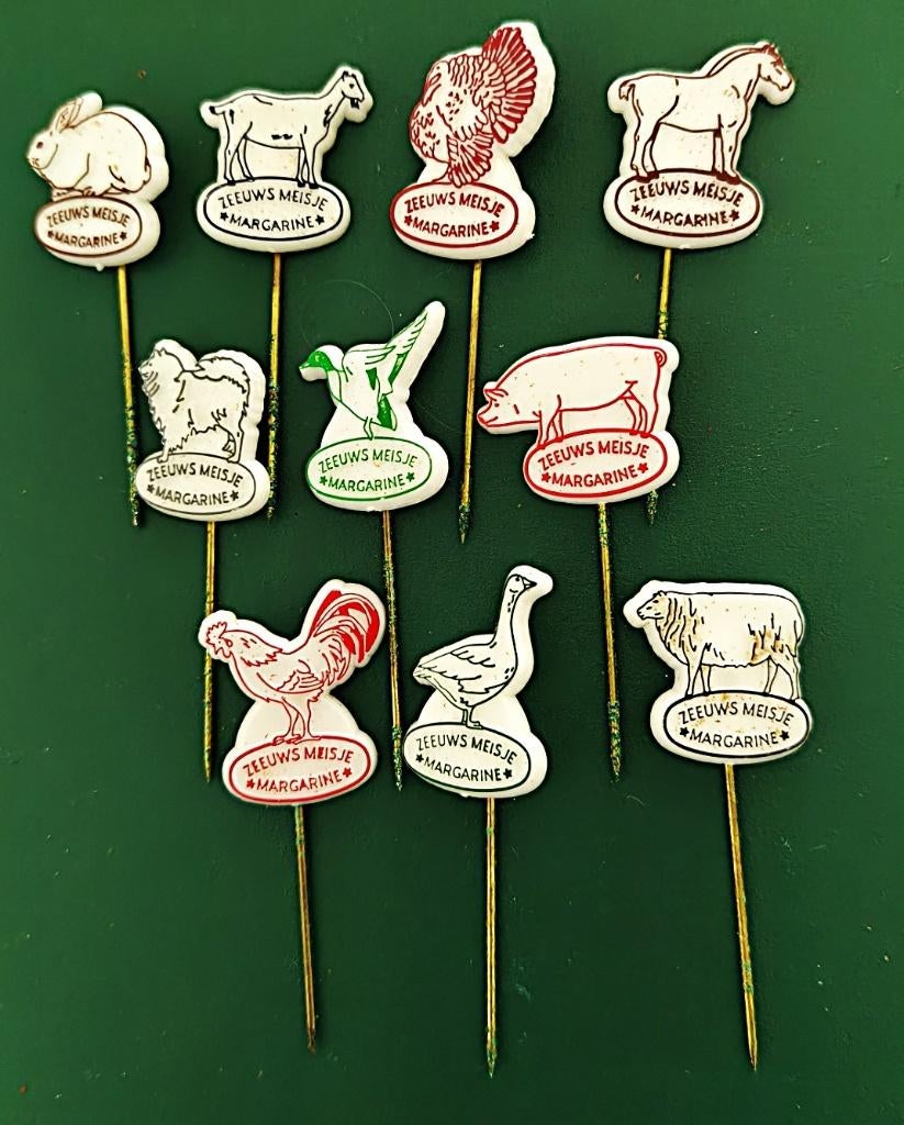 Speldjes Zeeuws Meisje - boerderijdieren, Verzenden, Gebruikt, Overige onderwerpen