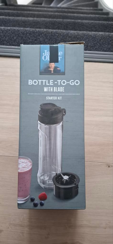 Jamie Oliver Bottle-to-Go met mes - Starter Kit, Ophalen of Verzenden, Nieuw, Blender to go