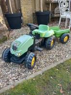 Tractor met kar, Kinderen en Baby's, Speelgoed | Buiten | Skelters, Ophalen, Gebruikt, Overige merken