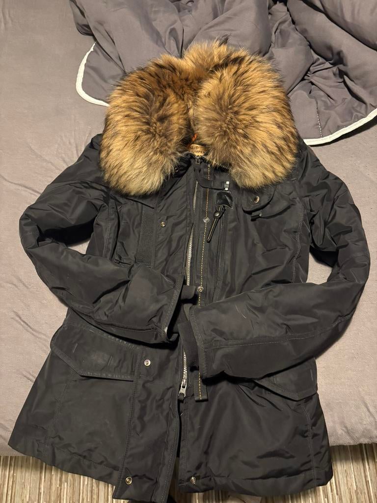 Parajumpers winterjas, Kleding | Dames, Jassen | Winter, Ophalen, Zo goed als nieuw, Maat 38/40 (M), Zwart