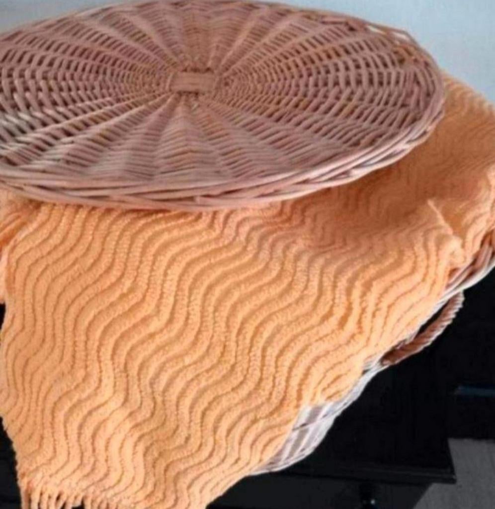 Vintage sprei jaren 70 katoen, Ophalen of Verzenden