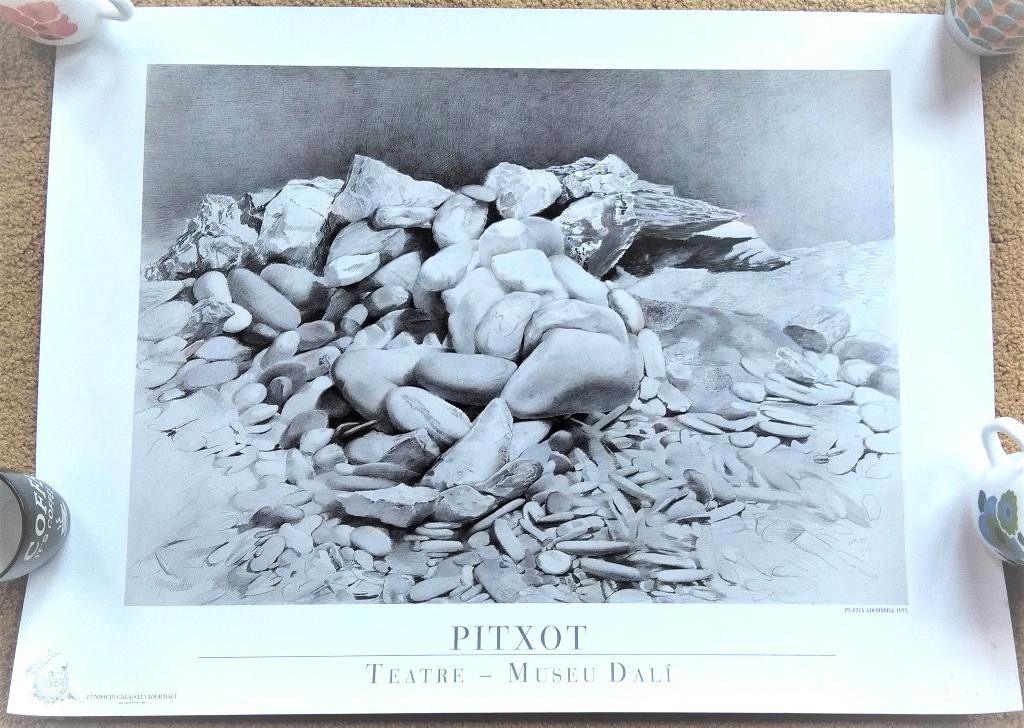 Poster van expositie Antoni Pitxot in Salvador Dali museum, Ophalen of Verzenden