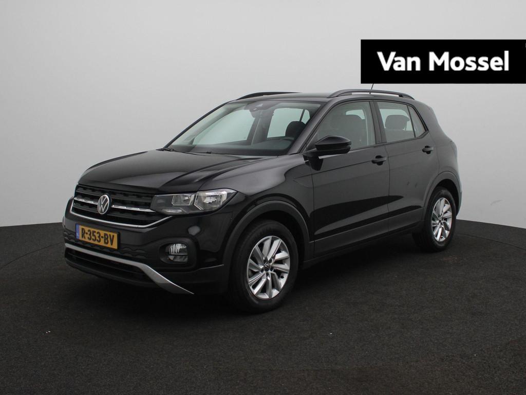 Volkswagen T-Cross 1.0 TSI Life | Adaptive cruise control |, Gebruikt, Zwart, Origineel Nederlands, Bedrijf