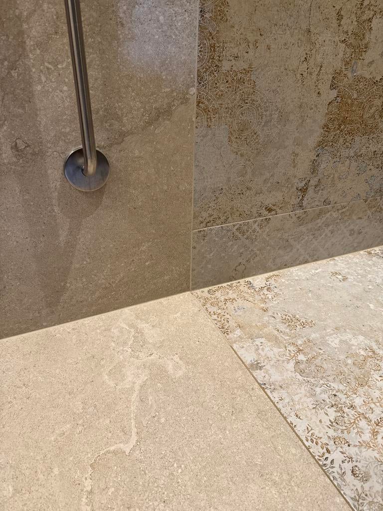 Tegels, gemeleerd en effen beige, Doe-het-zelf en Verbouw, Tegels, Ophalen, 60 cm of meer, Keramiek, Nieuw