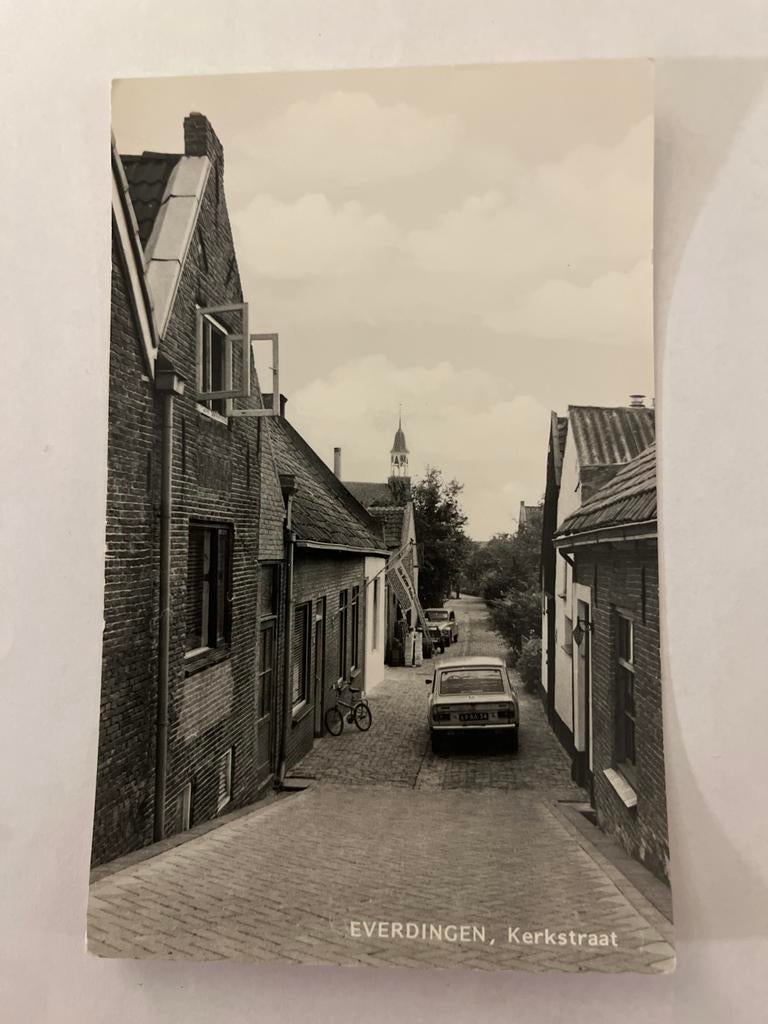 Ansichtkaart Everdingen, Kerkstraat, Ophalen of Verzenden, 1960 tot 1980, Ongelopen, Zuid-Holland