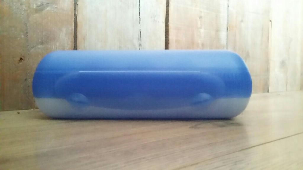 Tupperware eier bewaardoos, Huis en Inrichting, Keuken | Tupperware, Ophalen of Verzenden, Zo goed als nieuw, Blauw, Bus of Trommel
