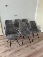 Kick velvet stoelen 6 stuks, Huis en Inrichting, Stoelen, Ophalen, Gebruikt, Vier, Stof