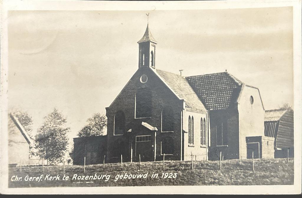 Rozenburg, chr. Geref. Kerk, Verzamelen, Verzenden, 1960 tot 1980, Gelopen, Zuid-Holland