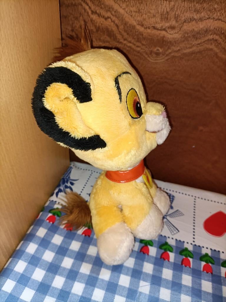 Simba knuffel Lion King Disney Nicotoy 24 cm groot, Ophalen of Verzenden, Zo goed als nieuw, Overige typen