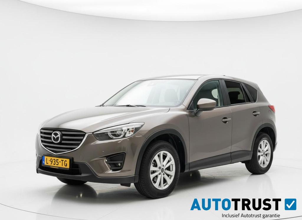 Mazda CX-5 2.0 160PK GT-M 4WD LEER PANO TREKHAAK STOELVERW., Auto's, Mazda, 1998 cc, 15 km/l, Bruin, 160 pk
