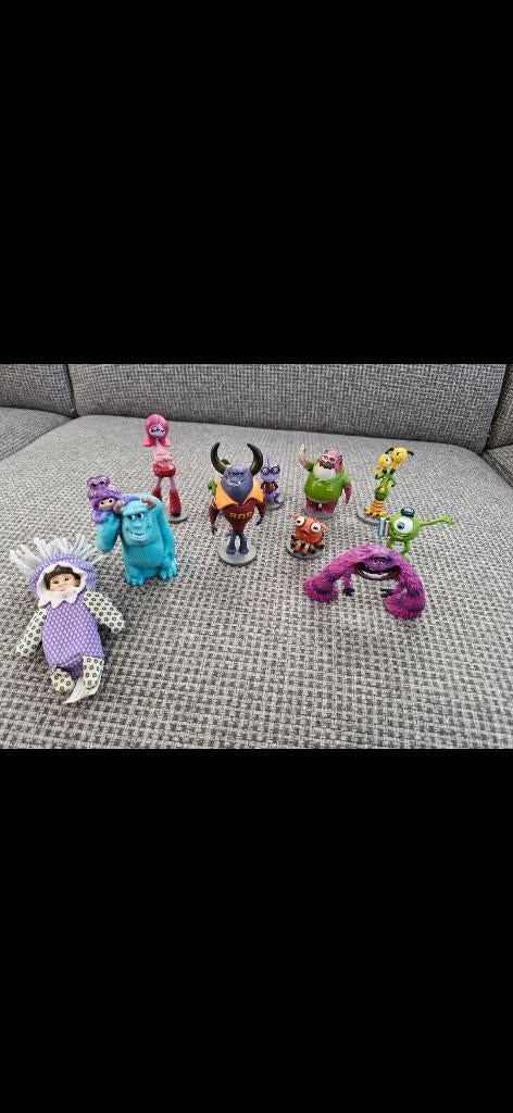Monsters inc en co walt disney poppetjes set, Verzamelen, Ophalen of Verzenden, Zo goed als nieuw, Nvt, Nvt